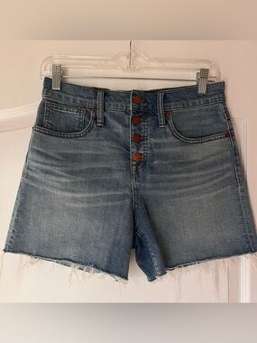 Madewell  Denim Button-Fly Shorts